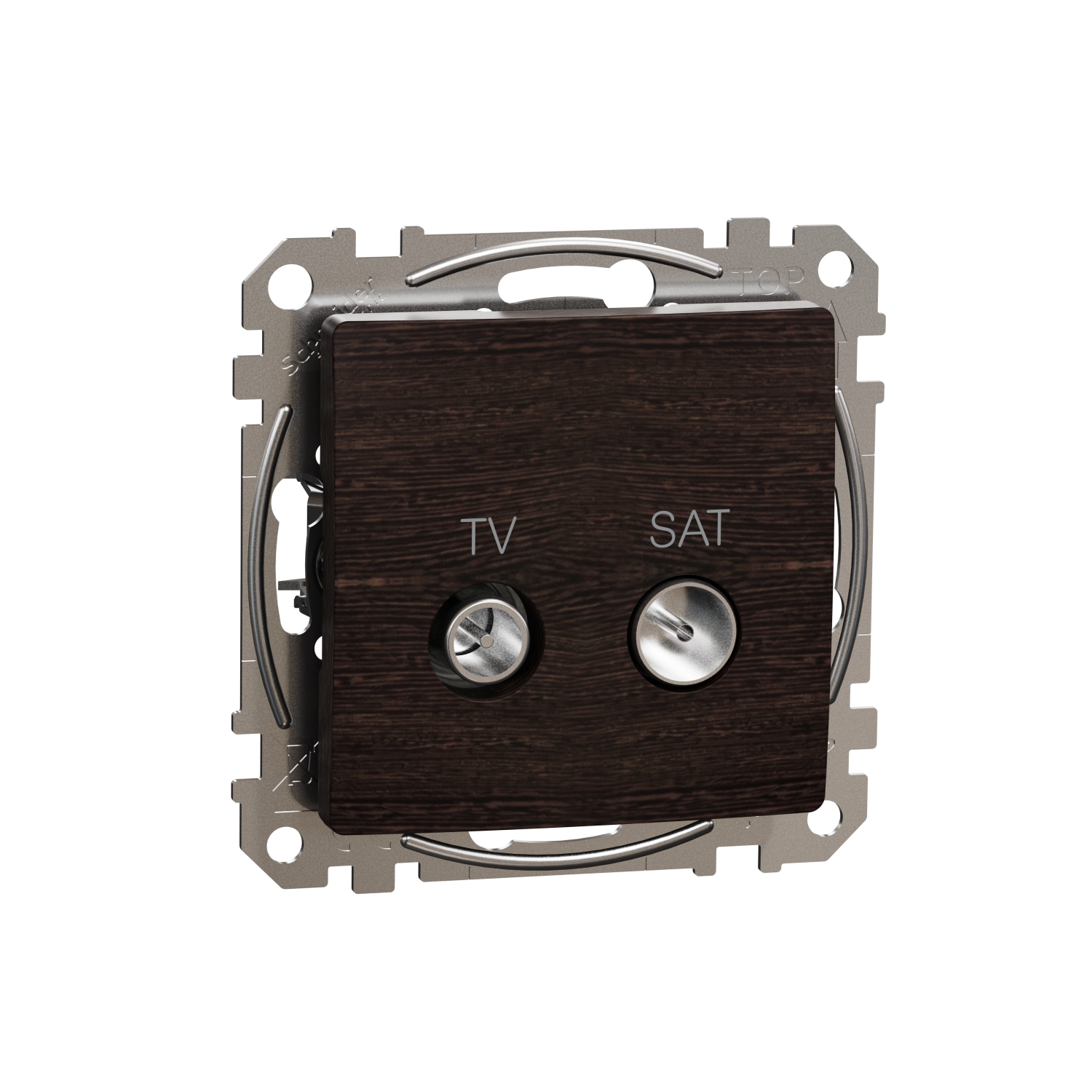 SCHNEIDER ELECTRIC SDD181471S TV/SAT РОЗЕТКА 4DB, SEDNA, ВЕНГЕ