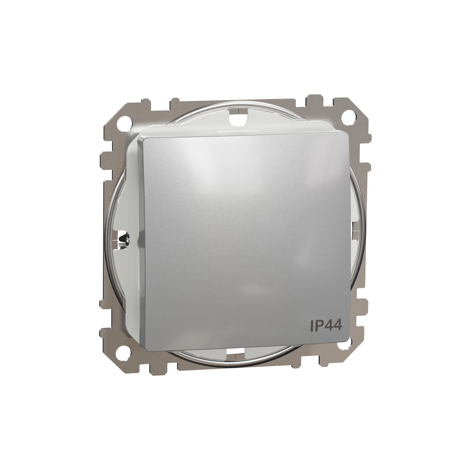 SCHNEIDER ELECTRIC SDD213101 SEDNA DESIGN & ELEMENTS, ЕДНОПОСОЧЕН КЛЮЧ 10AX, АЛУМИНИЙ