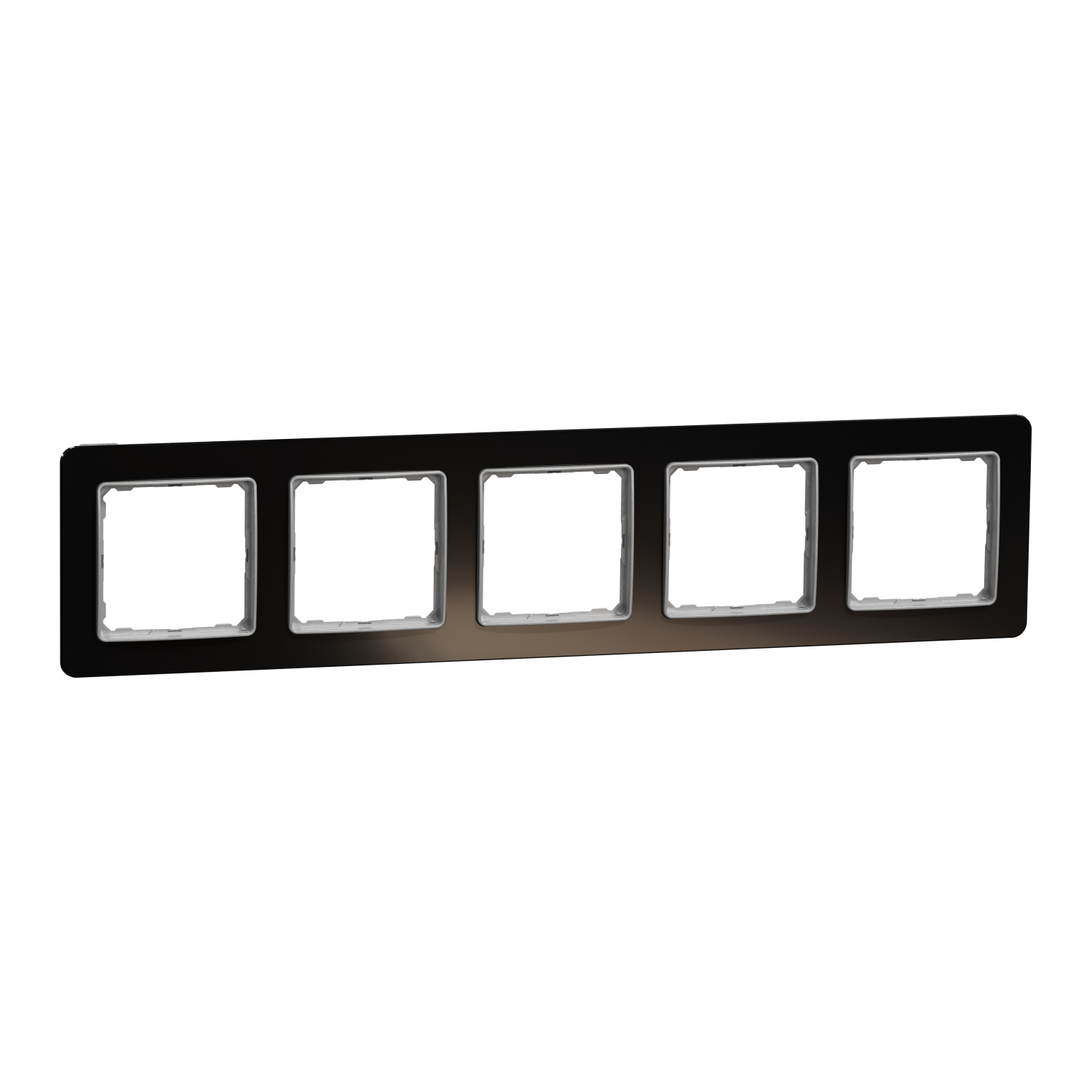 SCHNEIDER ELECTRIC SDD361805 SEDNA DESIGN & ELEMENTS, РАМКА 5 МОДУЛА, ТЪМНО СТЪКЛО