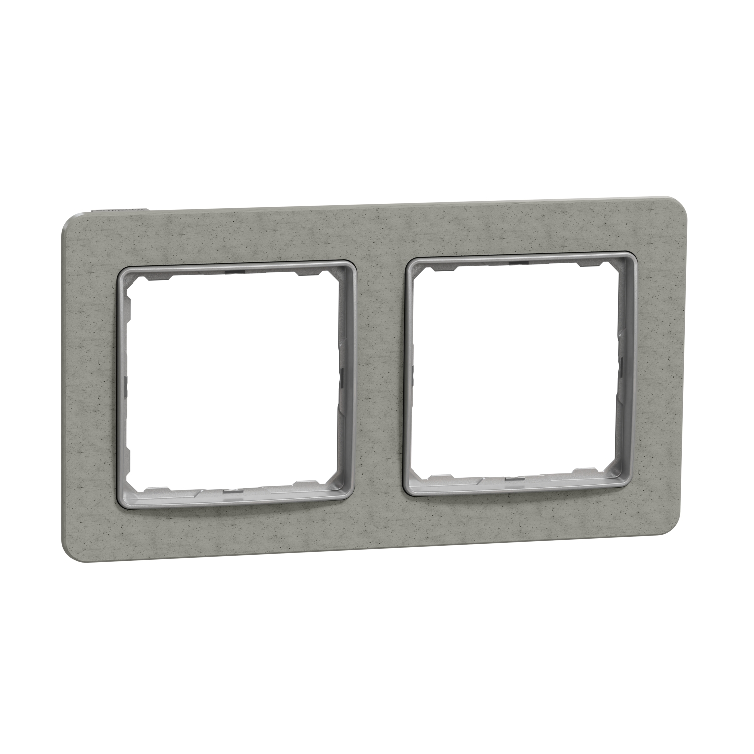 SCHNEIDER ELECTRIC SDD390802 SEDNA DESIGN & ELEMENTS, РАМКА 2 МОДУЛА, СВЕТЪЛ КАМЪК