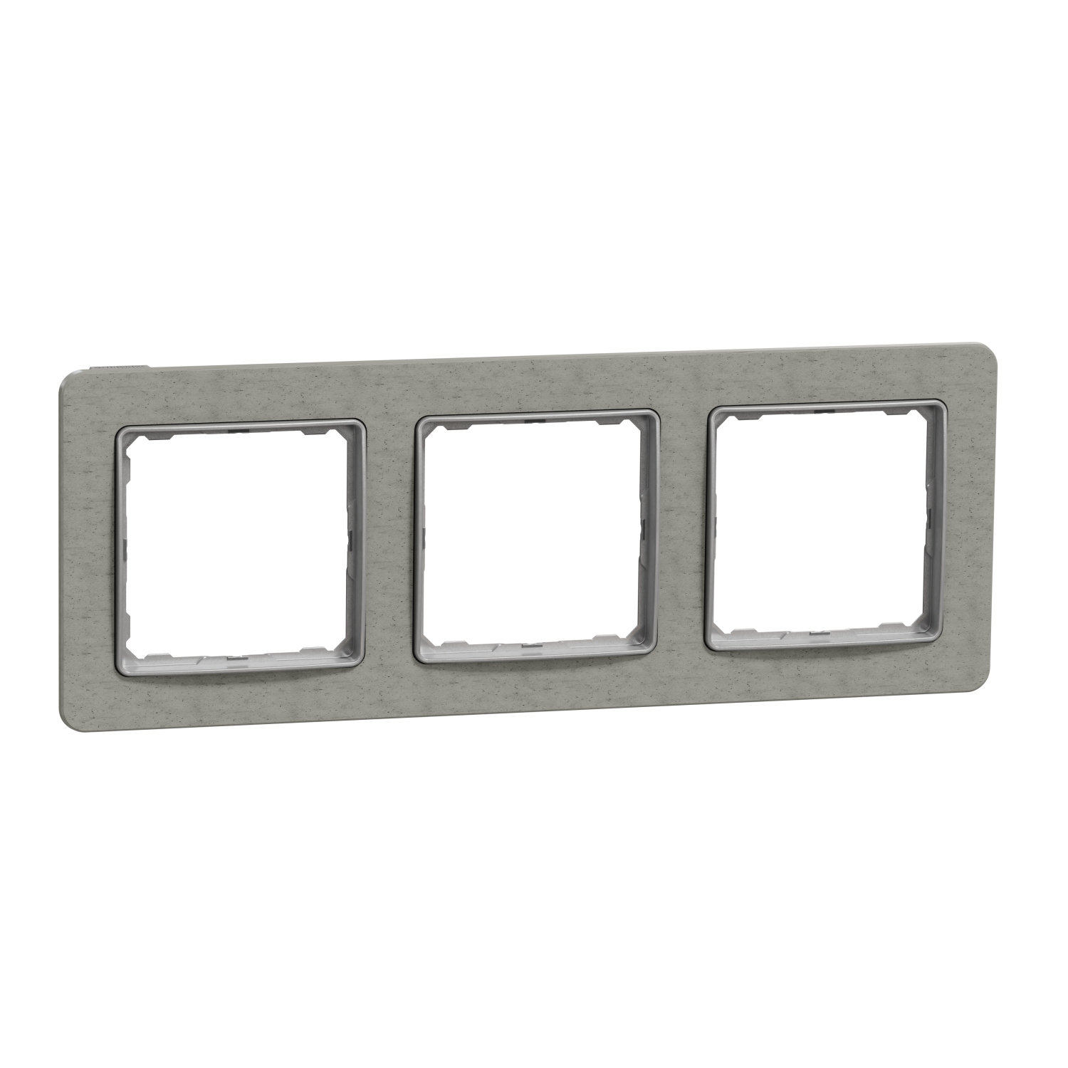 SCHNEIDER ELECTRIC SDD390803 SEDNA DESIGN & ELEMENTS, РАМКА 3 МОДУЛА, СВЕТЪЛ КАМЪК