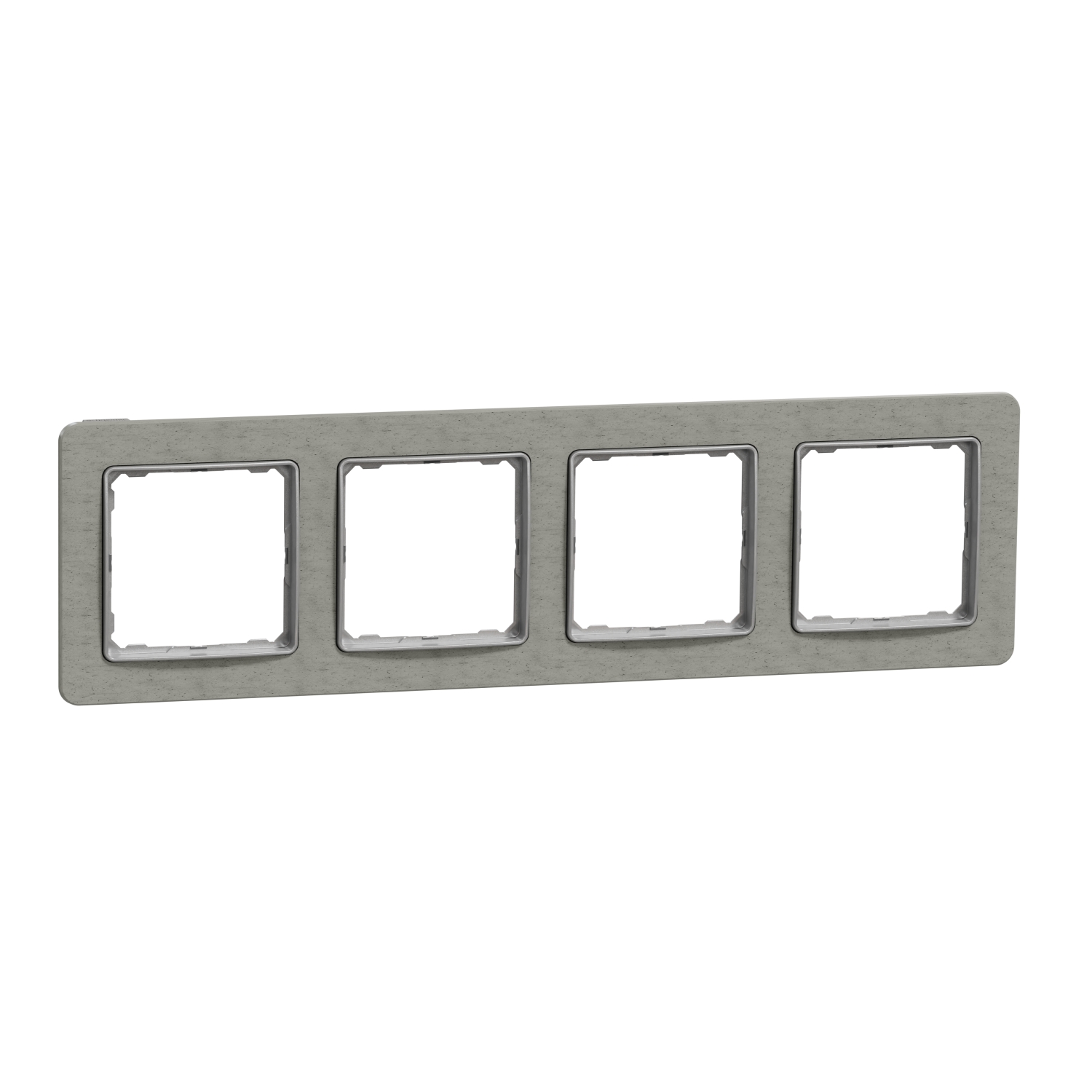 SCHNEIDER ELECTRIC SDD390804 SEDNA DESIGN & ELEMENTS, РАМКА 4 МОДУЛА, СВЕТЪЛ КАМЪК