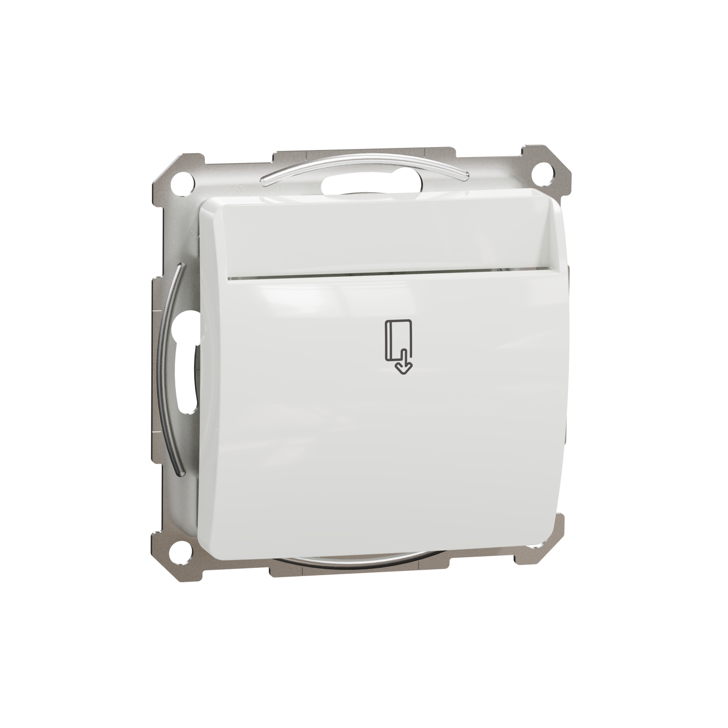 SCHNEIDER ELECTRIC SDD111121E SEDNA DESIGN & ELEMENTS, КЛЮЧ КАРТА 8A, БЯЛ