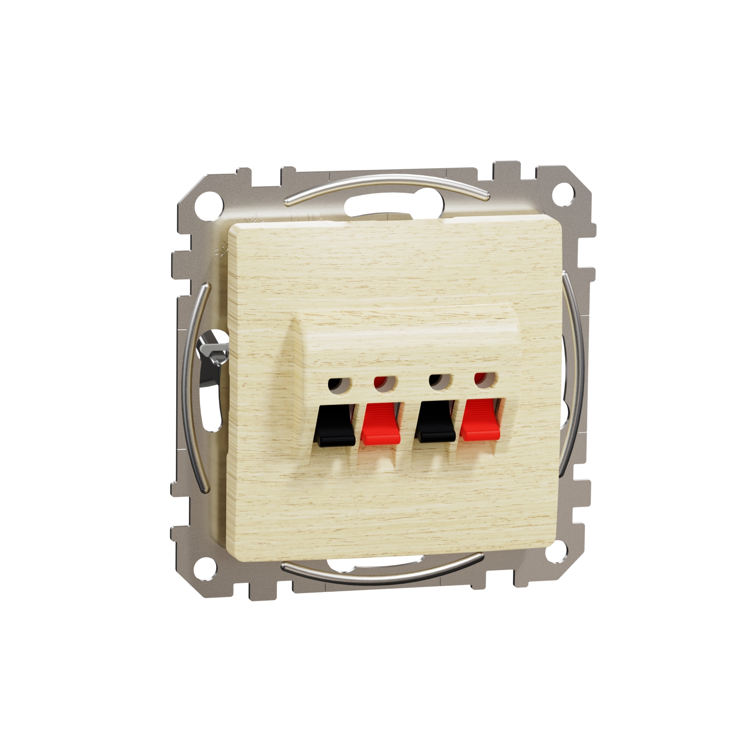 SCHNEIDER ELECTRIC SDD180411 SEDNA DESIGN & ELEMENTS, ДВОЕН ИЗХОД ЗА ВИСОКОГОВОРИТЕЛ, БРЕЗА