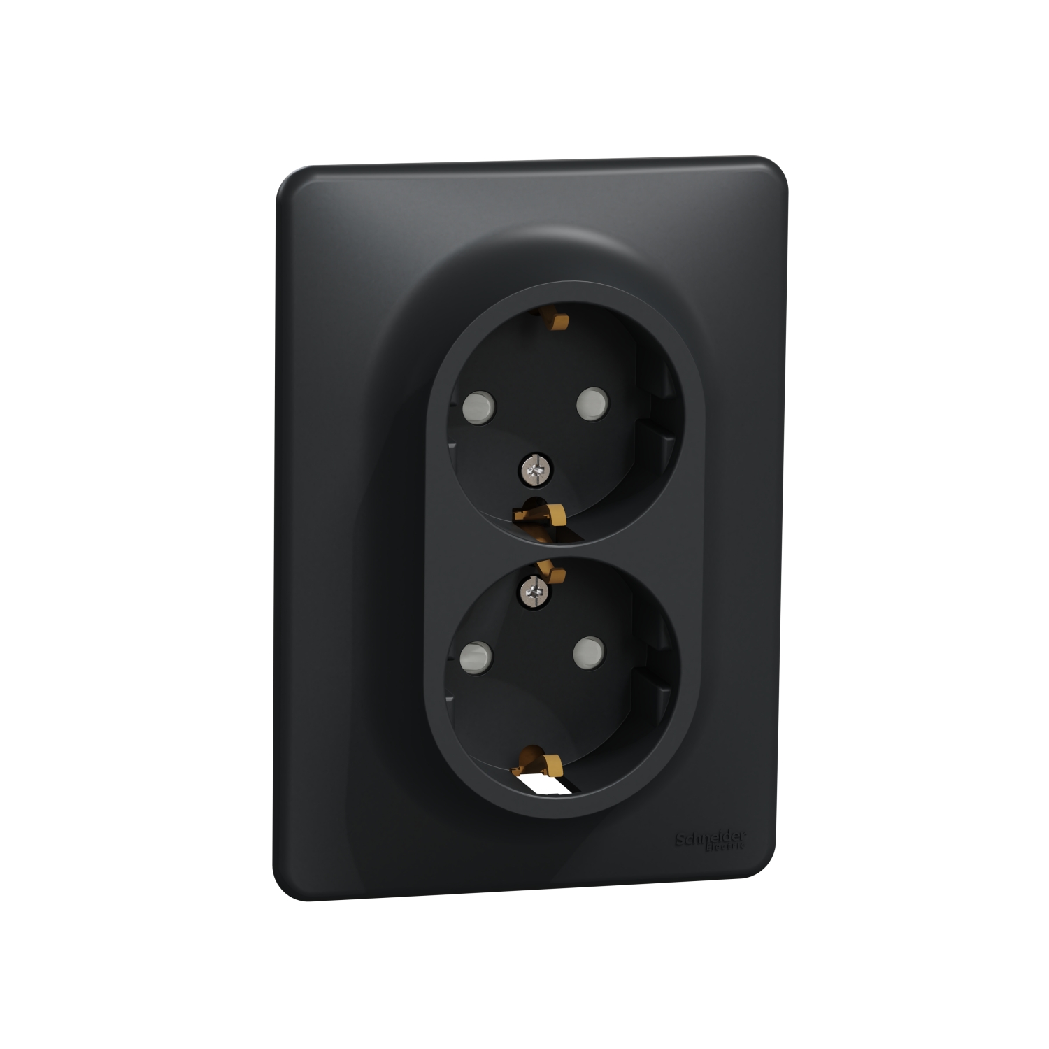 SCHNEIDER ELECTRIC SDD314221 SEDNA DESIGN & ELEMENTS, КОНТАКТ ШУКО, АНТРАЦИТ