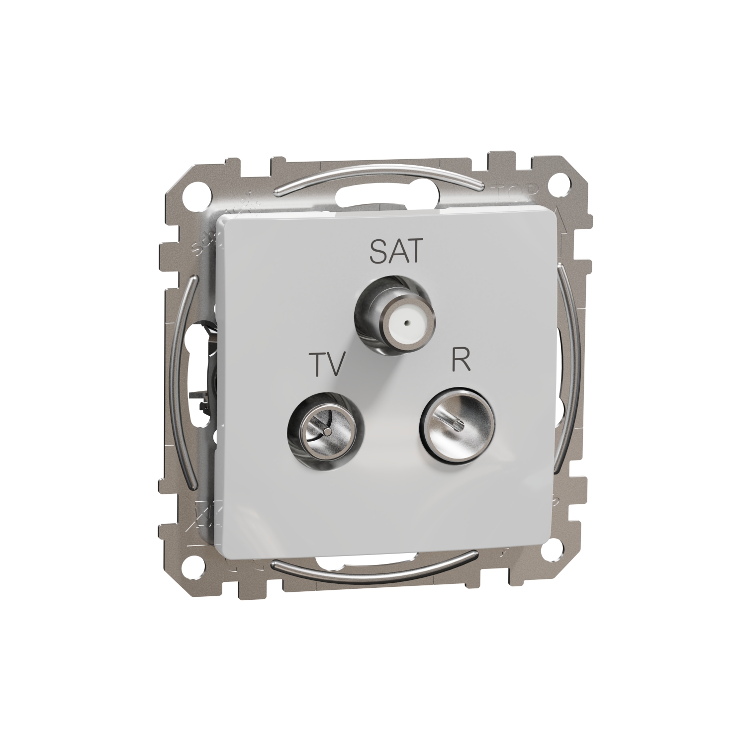 SCHNEIDER ELECTRIC SDD113488 TV/R/SAT МЕЖДИНЕН ИЗХОД 10DB, SEDNA, АЛУМИНИЙ