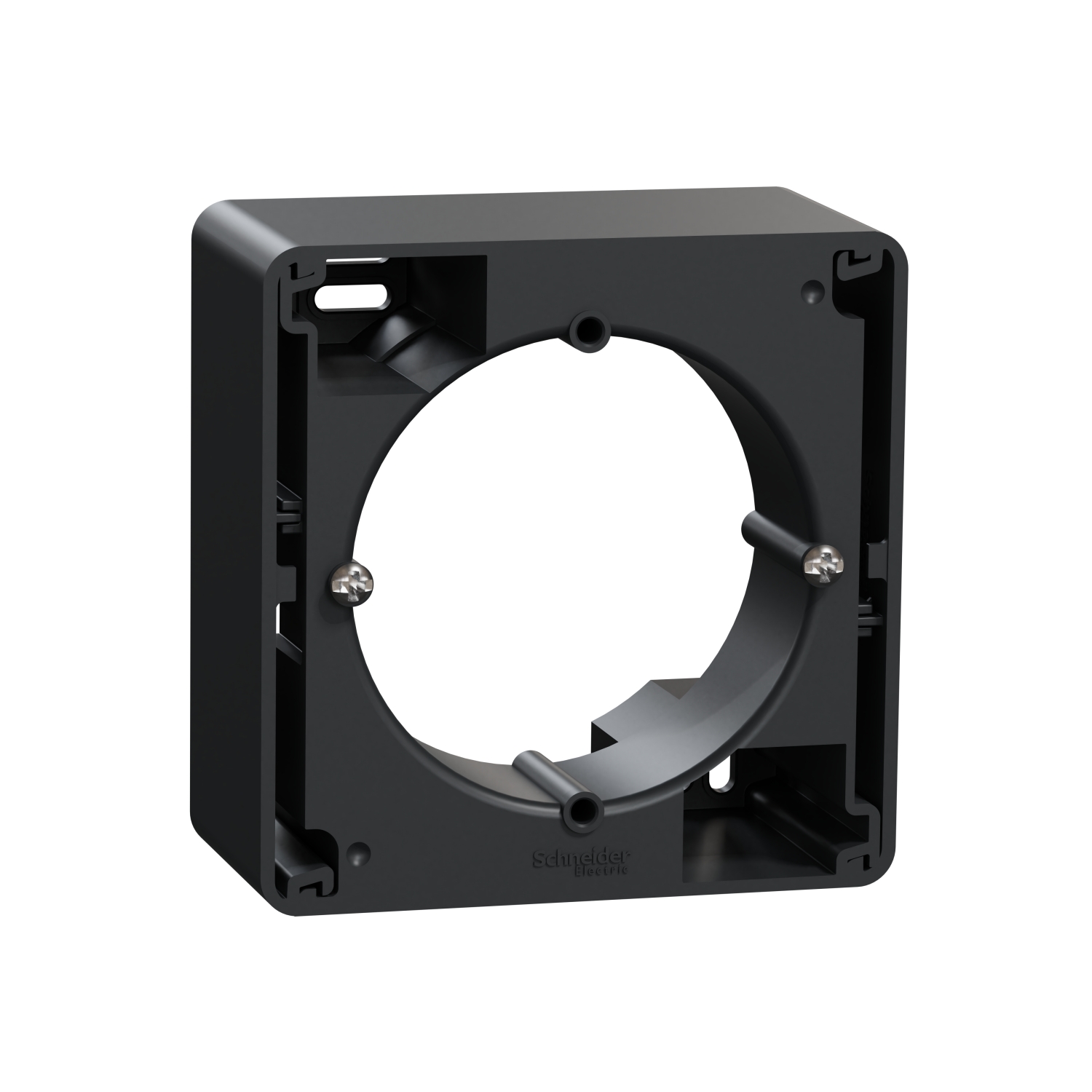 SCHNEIDER ELECTRIC SDD114901 SEDNA DESIGN & ELEMENTS, КУТИЯ ЗА ОТКРИТ МОНТАЖ, 1 МОДУЛ, АНТРАЦИТ