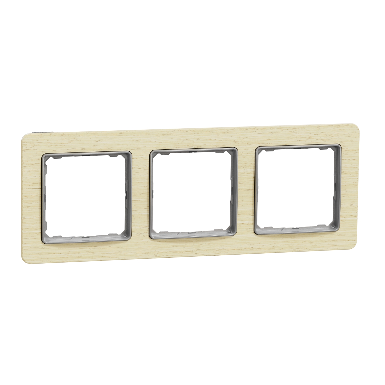 SCHNEIDER ELECTRIC SDD380803 SEDNA DESIGN & ELEMENTS, РАМКА 3 МОДУЛА, БРЕЗА