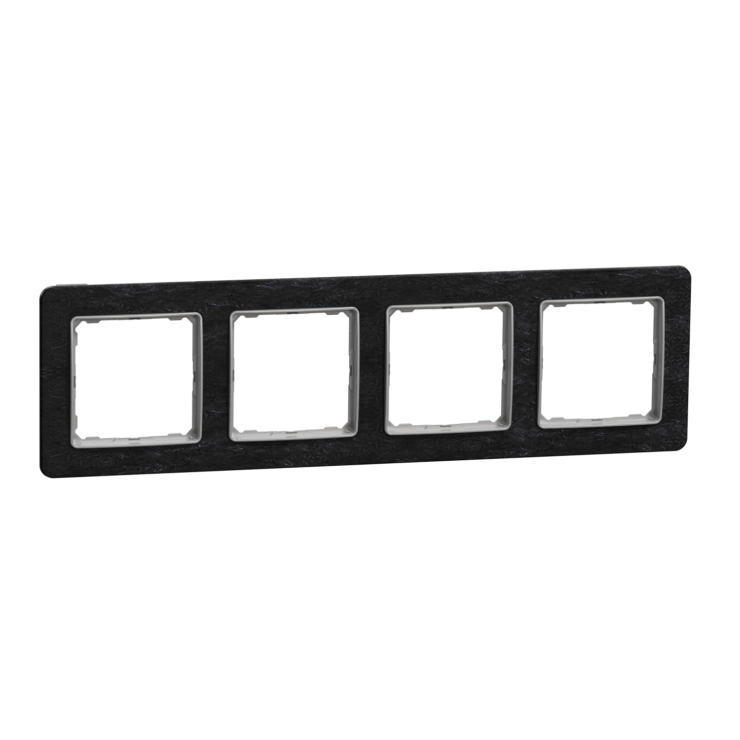 SCHNEIDER ELECTRIC SDD391804 SEDNA DESIGN & ELEMENTS, РАМКА 4 МОДУЛА, ВУЛКАНИЧЕН КАМЪК