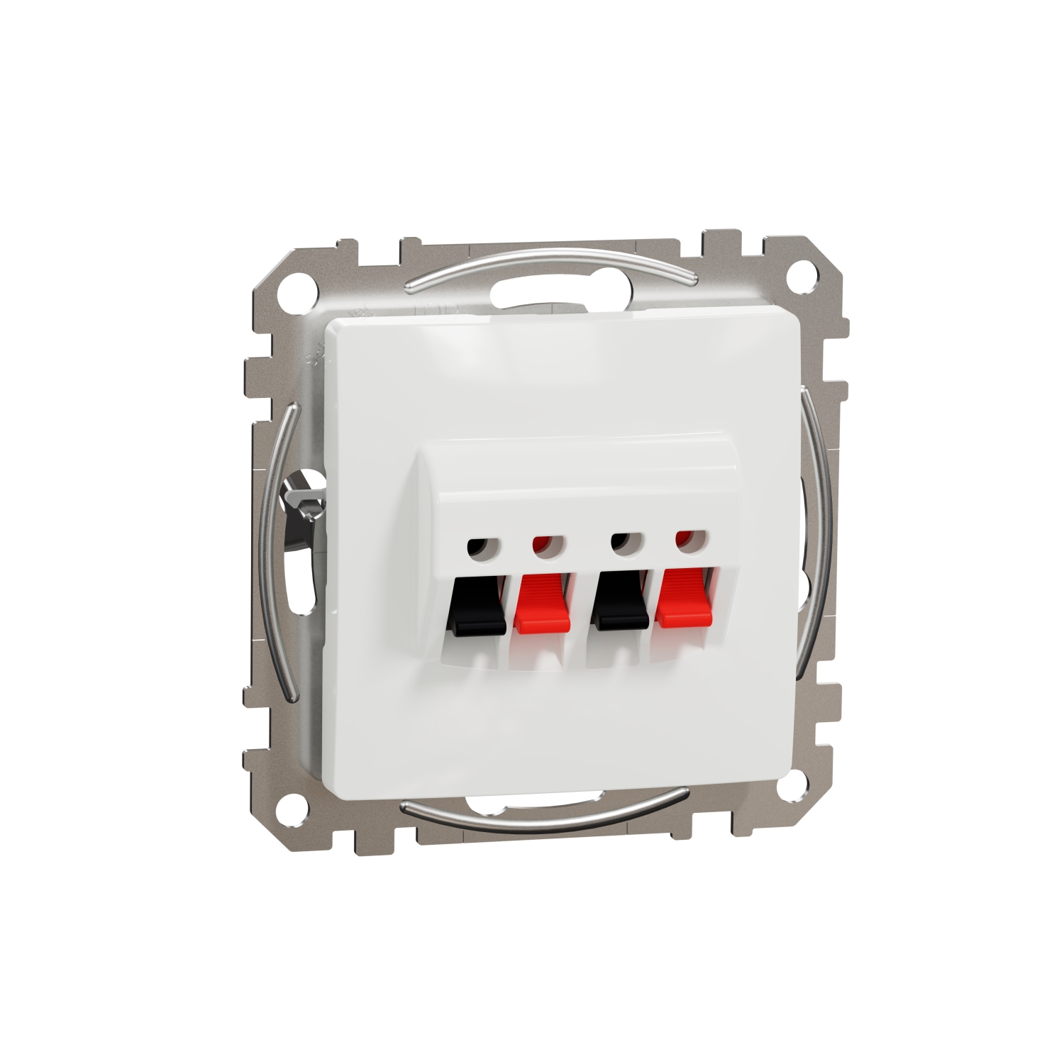 SCHNEIDER ELECTRIC SDD111411 SEDNA DESIGN & ELEMENTS, ДВОЕН ИЗХОД ЗА ВИСОКОГОВОРИТЕЛ, БЯЛ