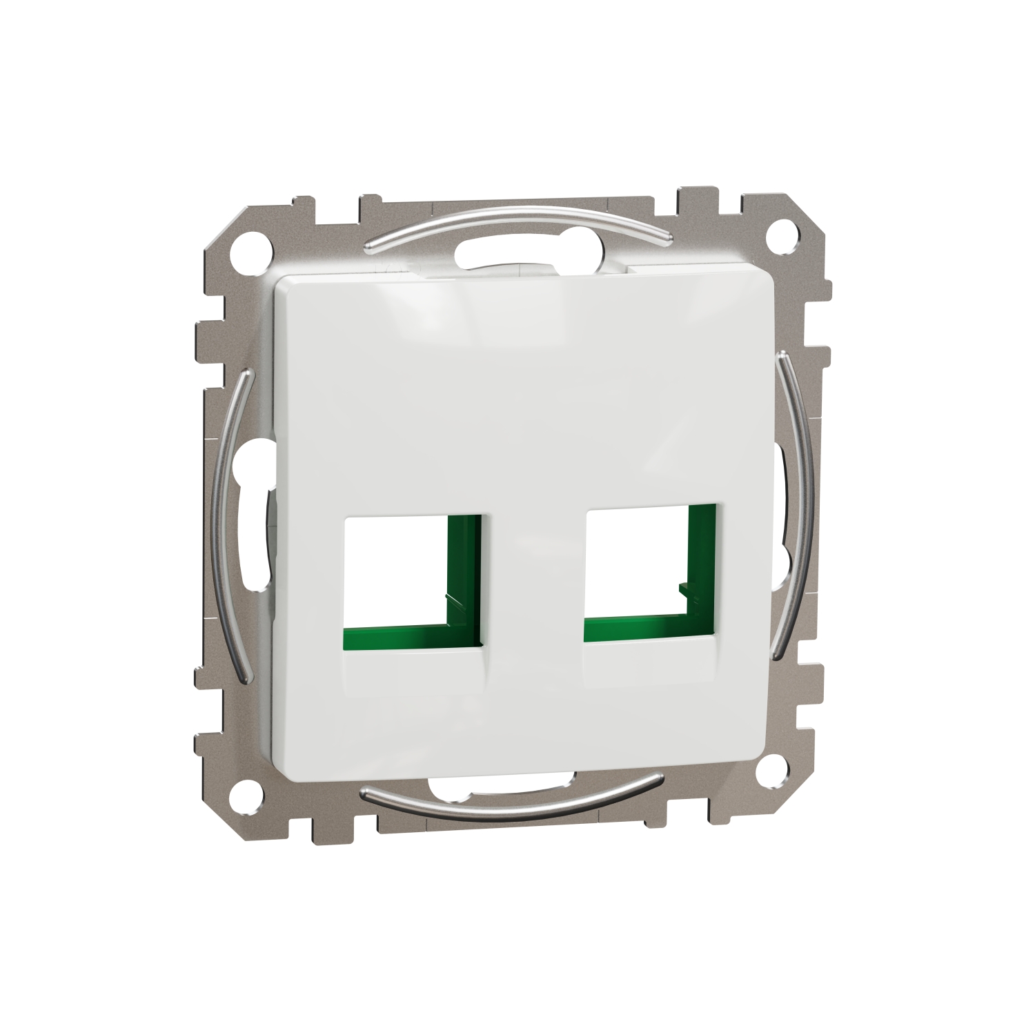SCHNEIDER ELECTRIC SDD111443C SEDNA DESIGN & ELEMENTS, ПЛОЧА SYSTIMAX CAT5E 6 UTP, БЯЛ