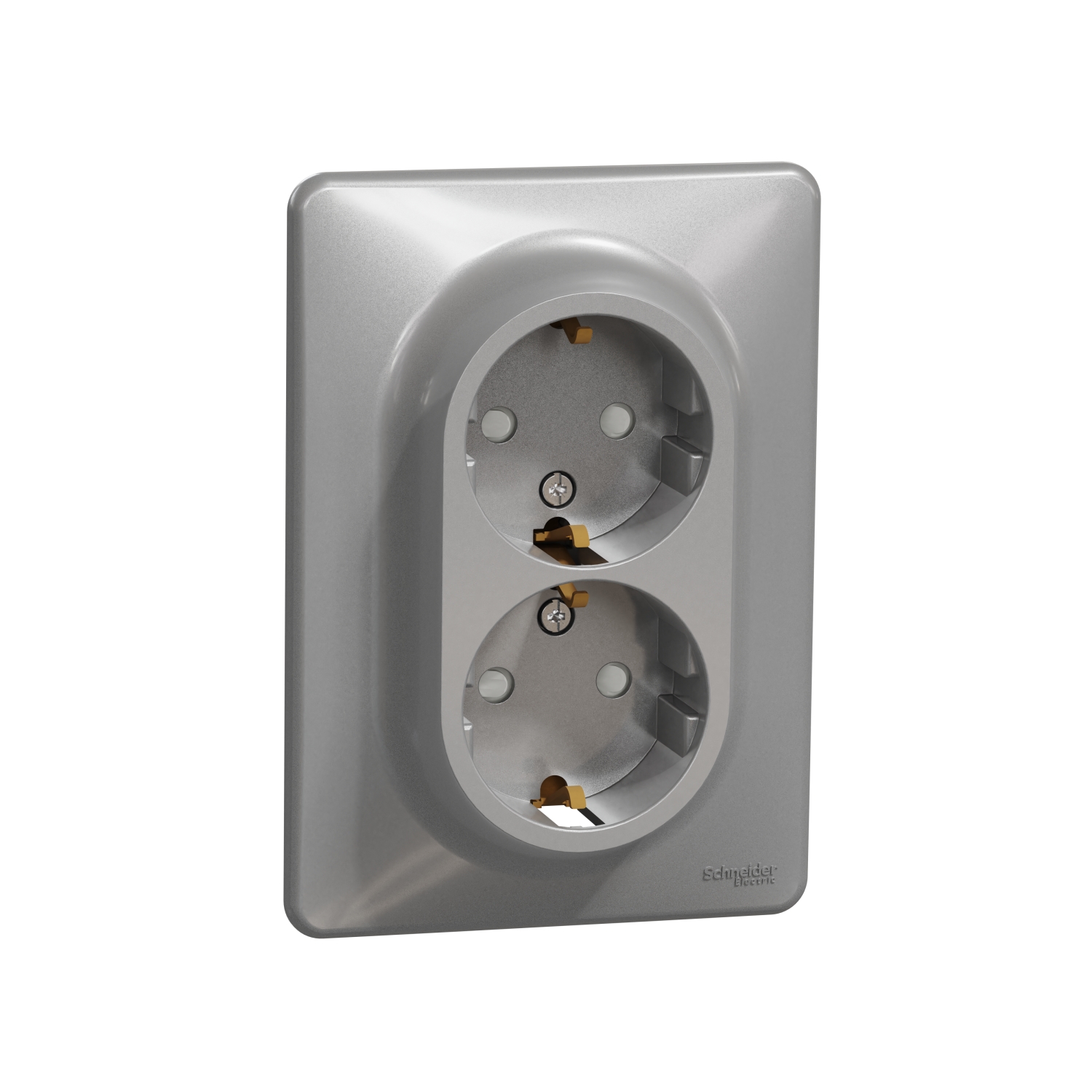 SCHNEIDER ELECTRIC SDD313221 SEDNA DESIGN & ELEMENTS, КОНТАКТ ШУКО, АЛУМИНИЙ