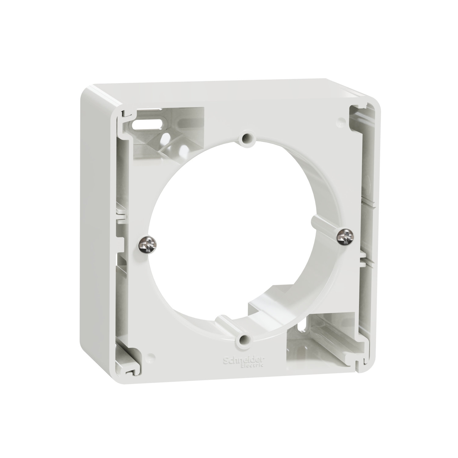 SCHNEIDER ELECTRIC SDD111901 SEDNA DESIGN & ELEMENTS, КУТИЯ ЗА ОТКРИТ МОНТАЖ, 1 МОДУЛ, БЯЛ