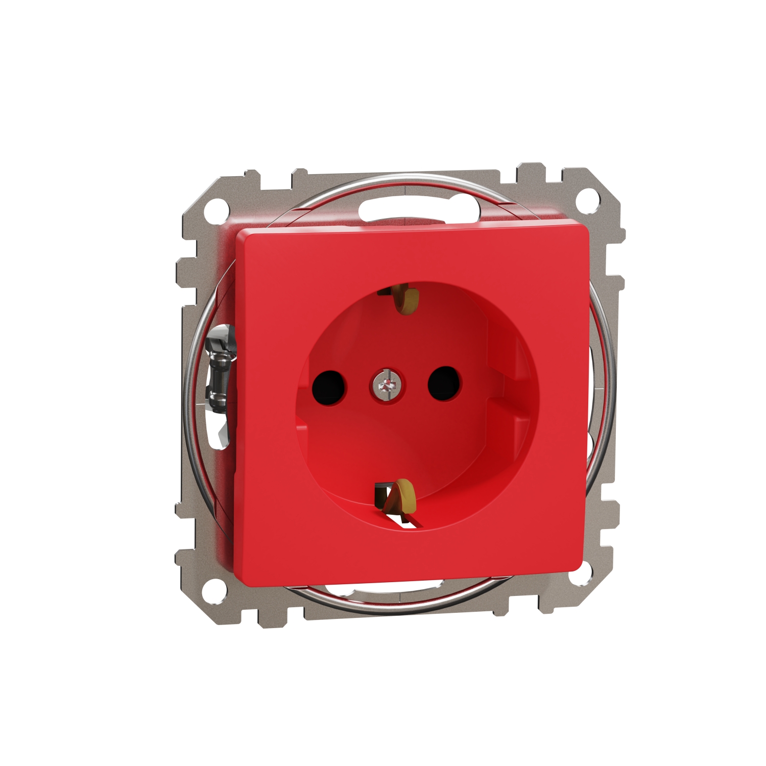 SCHNEIDER ELECTRIC SDD115021 SEDNA DESIGN & ELEMENTS, КОНТАКТ ШУКО, ЧЕРВВЕН