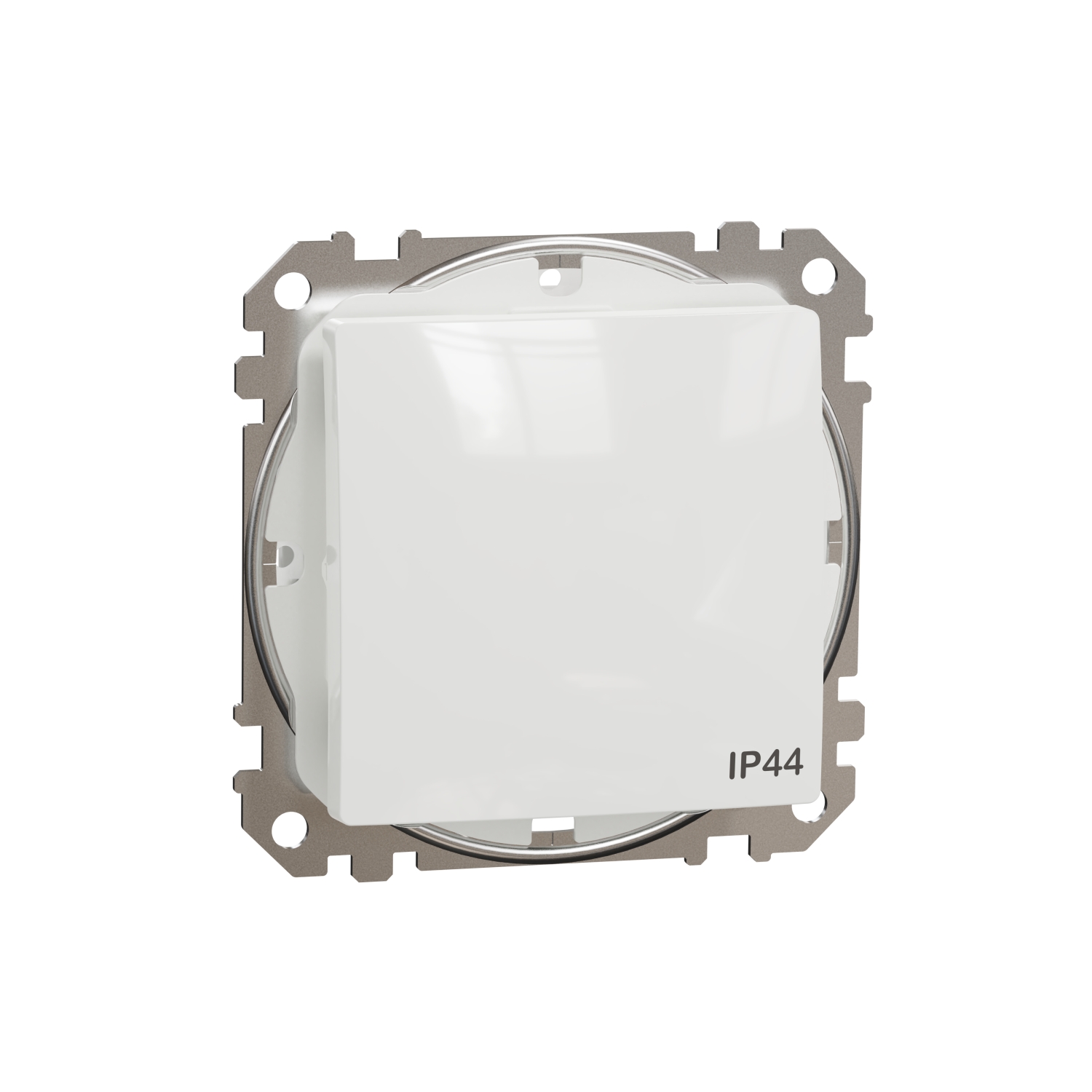 SCHNEIDER ELECTRIC SDD211101 SEDNA DESIGN & ELEMENTS, ЕДНОПОСОЧЕН КЛЮЧ 10AX, БЯЛ