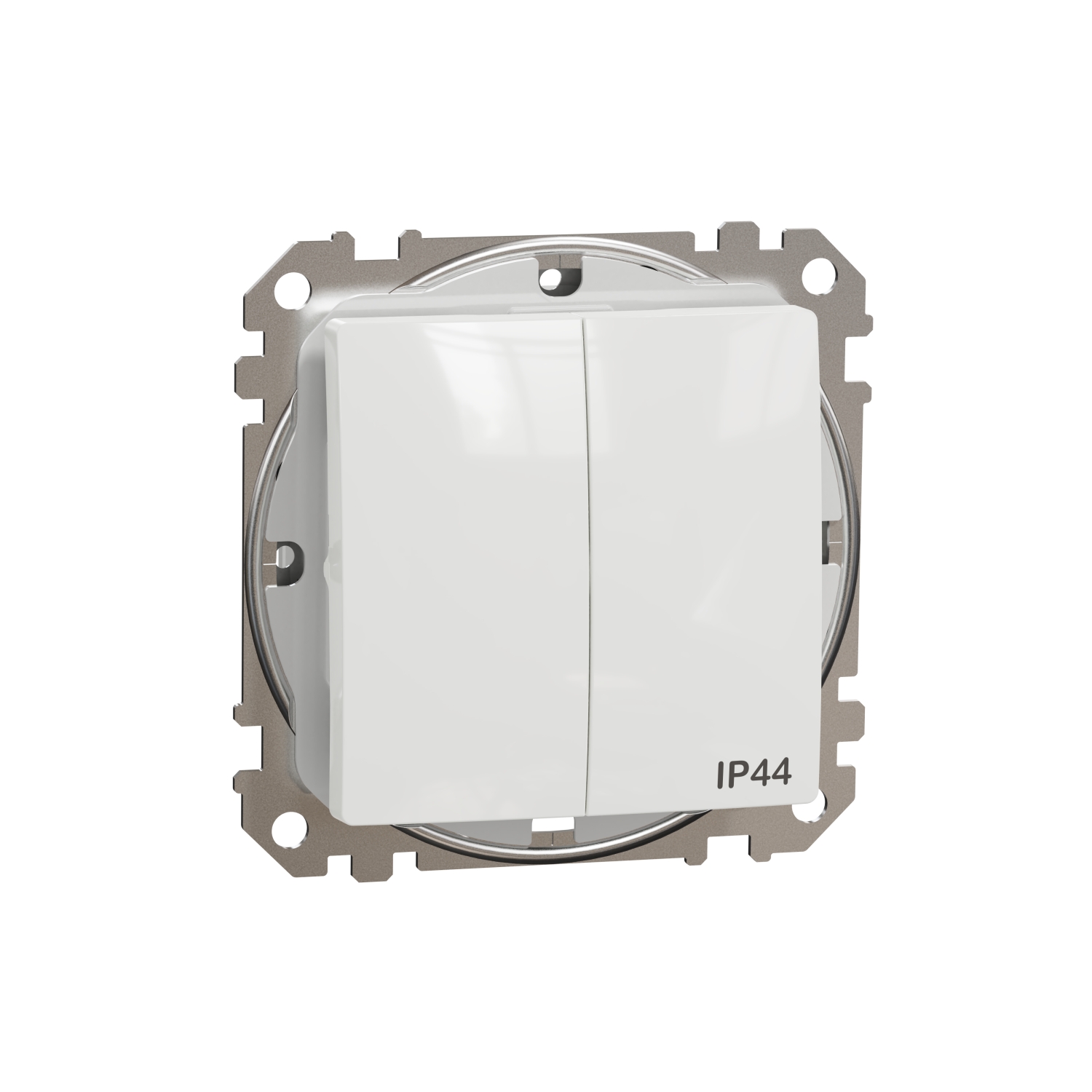 SCHNEIDER ELECTRIC SDD211105 SEDNA DESIGN & ELEMENTS, ДВУПОСОЧЕН КЛЮЧ 10AX, БЯЛ