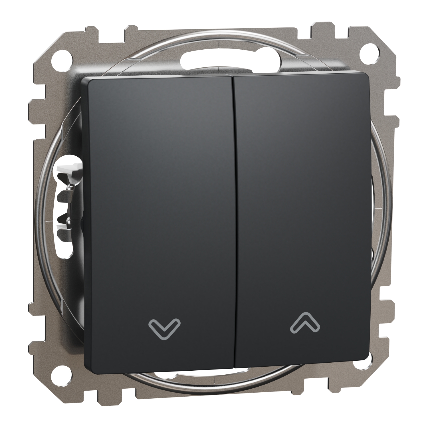 SCHNEIDER ELECTRIC SDD114104 SEDNA DESIGN & ELEMENTS, КЛЮЧ ЗА РОЛЕТНИ ЩОРИ 10AX, АНТРАЦИТ