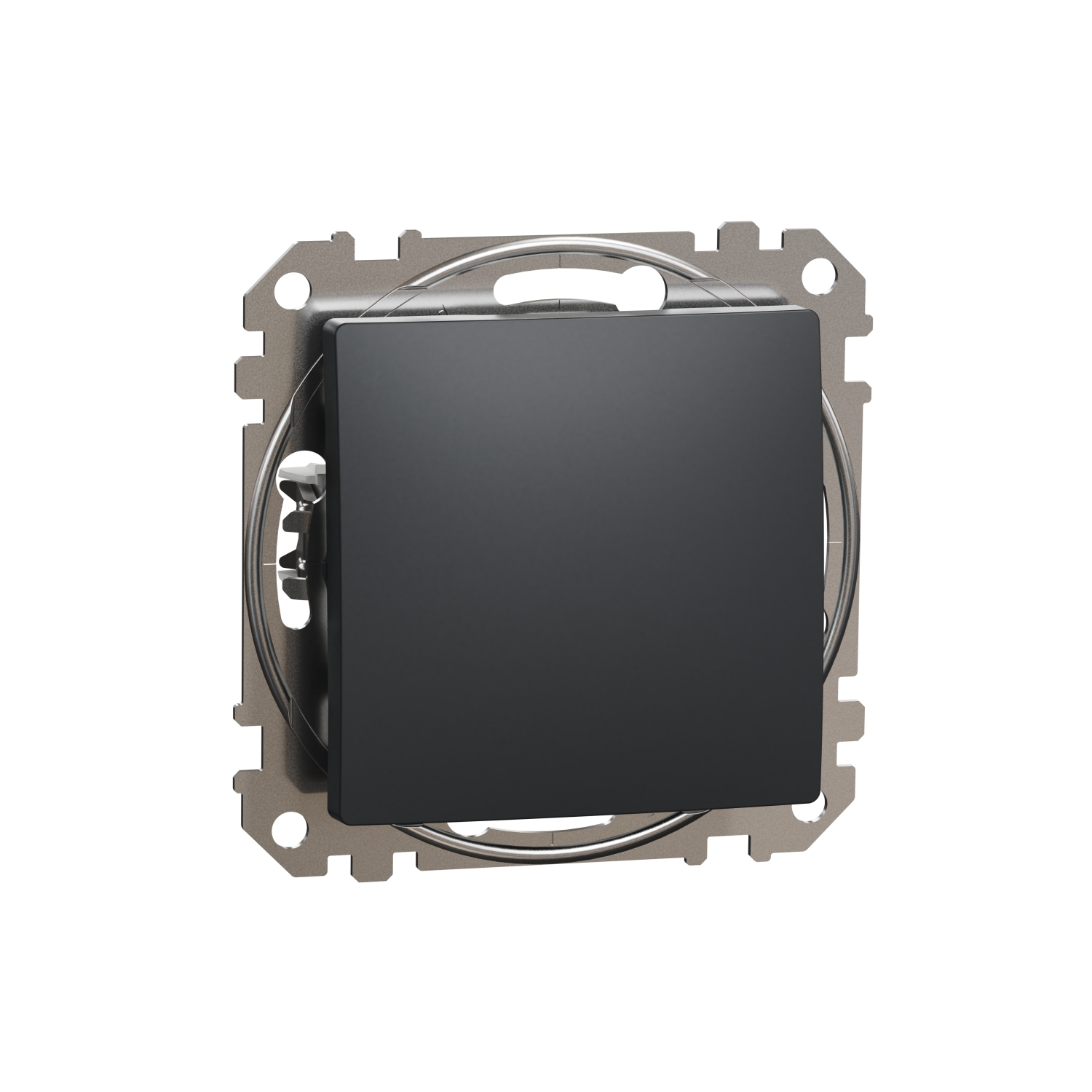 SCHNEIDER ELECTRIC SDD114116 SEDNA DESIGN & ELEMENTS, ДВУПОСОЧЕН ПУШ БУТОН 10A, АНТРАЦИТ