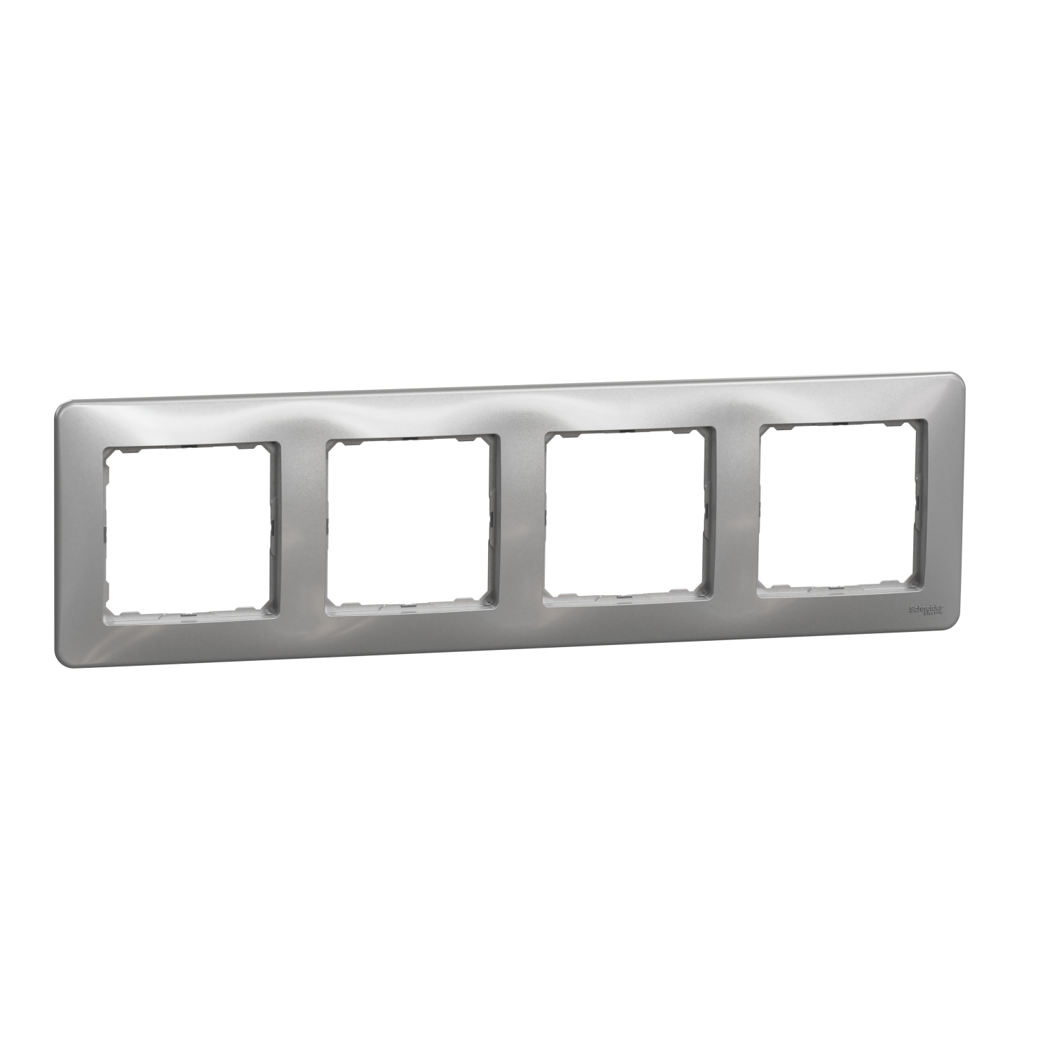 SCHNEIDER ELECTRIC SDD313804 SEDNA DESIGN & ELEMENTS, РАМКА 4 МОДУЛА, АЛУМИНИЙ