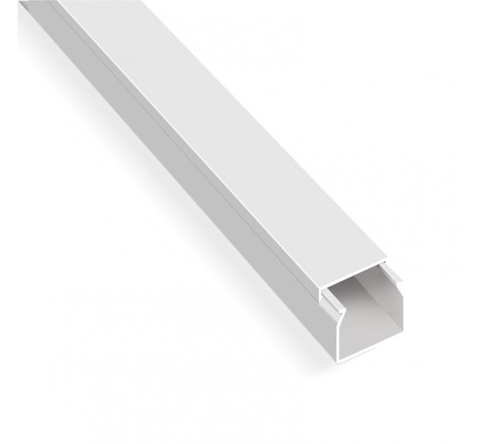 LIGHTEX КАБЕЛЕН КАНАЛ 25X16 БЯЛ 2 МЕТРА LIGHTEX