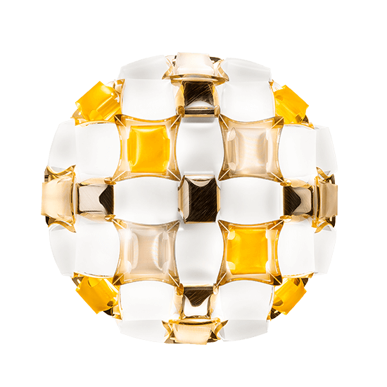 SLAMP Висящо осветително тяло CHANTAL SUSPENSION MEDIUM - ORANGE