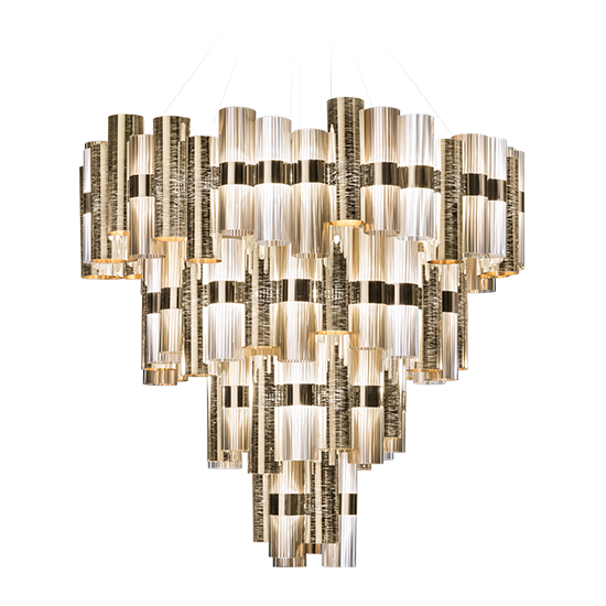 SLAMP Висящо осветително тяло LA LOLLONA 4 SUSPENSION - GOLD