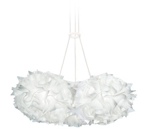 SLAMP Висящо осветително тяло VELI MINI QUARTET SUSPENSION - COUTURE RED WIRE