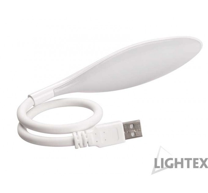 LIGHTEX LED MINI ЛАМПА С USB ДИМИРУЕМА 1.5W 5V 6000K 110LM БЯЛА LIGHTEX