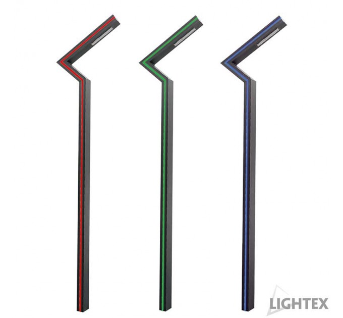 LIGHTEX LED СВЕТЕЩ СТЪЛБ С ДИСТАНЦИОННО 30W 6000K+RGB 3100LM IP65 3.5М LIGHTEX