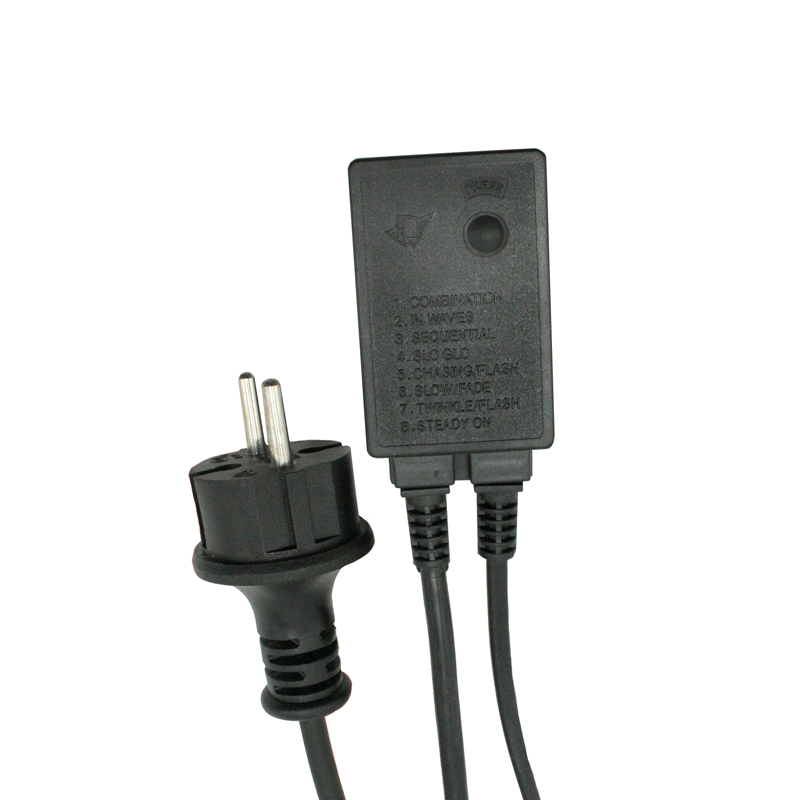 ACA LIGHTING CHRISTMAS LRC2W20MBB CONTROLLER FOR 2-WIRE LED ROPE LIGHT, MAX 20m IP44 1.5m