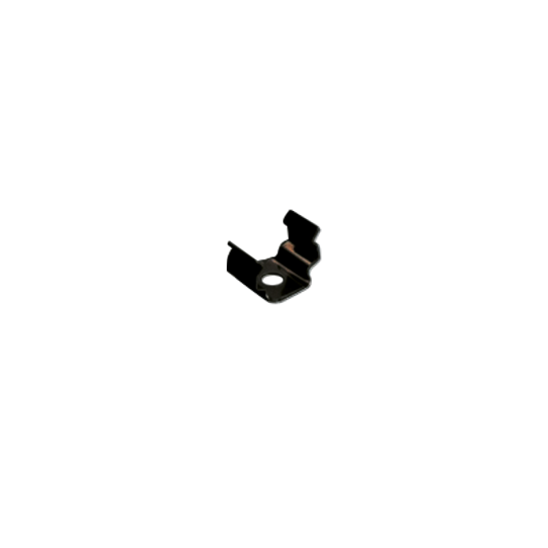 ACA LIGHTING PROFILES MC151162B - BLACK METAL MOUNTING CLIP FOR PROFILE P151B