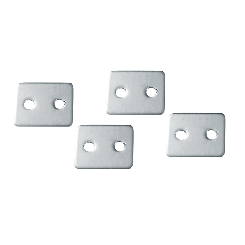 ACA LIGHTING PROFILES MCP1805390 - METAL CONNECTOR 180° WITH SCREWS FOR PROFILE P5390 Set of 4 pcs