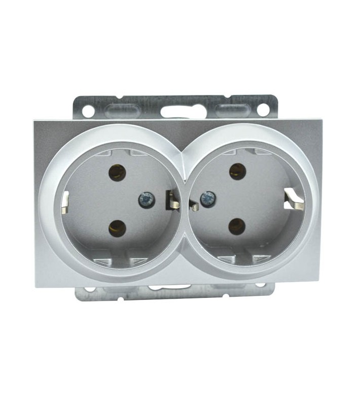 MONO DESPINA МЕХАНИЗЪМ КОНТАКТ ДВОЕН ЗАЗЕМЕН СРЕБРО