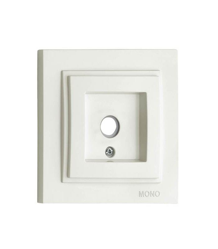 MONO DESPINA РОЗЕТКА TV ПРАЗНА БЯЛ