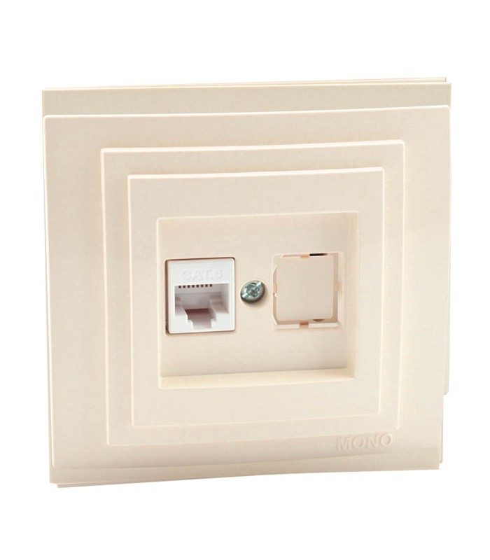 MONO LARISSA ИНТЕРНЕТ (RJ45 CAT 6) КРЕМ