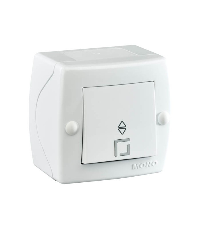 MONO OCTANS КЛЮЧ ДЕВИАТОРЕН СХ.6 ОТКРИТ МОНТАЖ БЯЛ