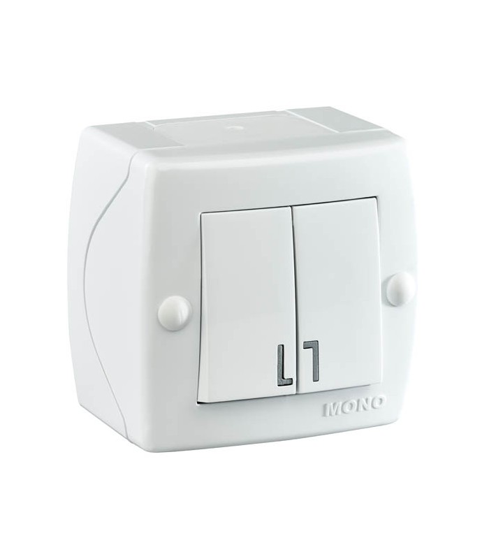 MONO OCTANS КЛЮЧ СЕРИЕН СХ.5 ОТКРИТ МОНТАЖ БЯЛ