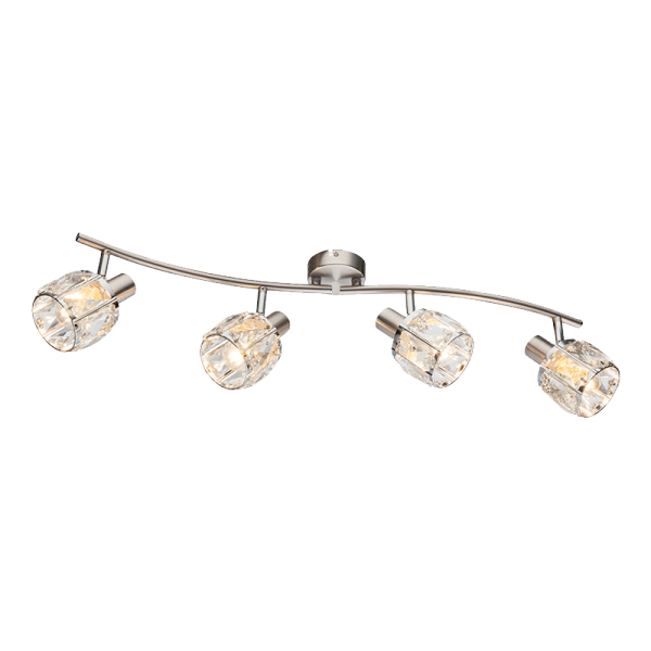 ELMARK 955SHEEN4/SN SHEEN СПОТ 4XE14 САТЕН НИКЕЛ