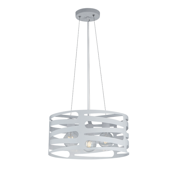 ELMARK 955HELIX3/WH HELIX ПОЛИЛЕЙ 3XE27 БЯЛ D400MM