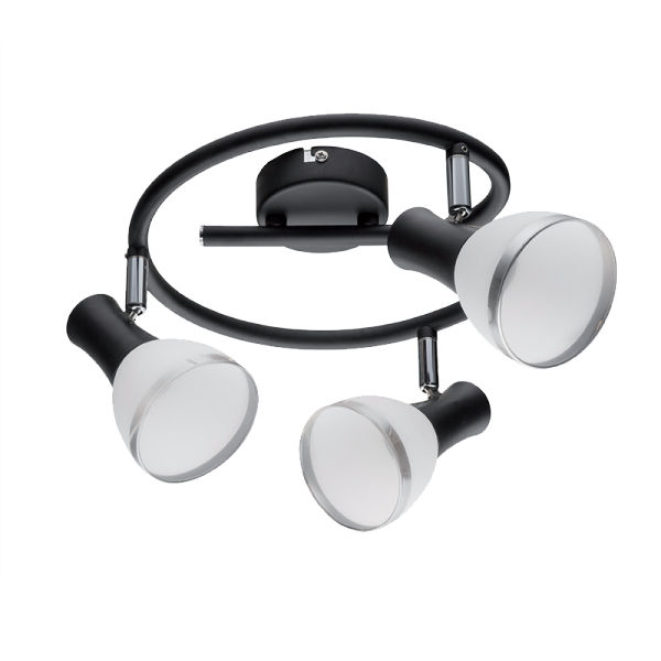 ELMARK 955EDDY3/BL EDDY СПОТ 3XE14 ЧЕРЕН