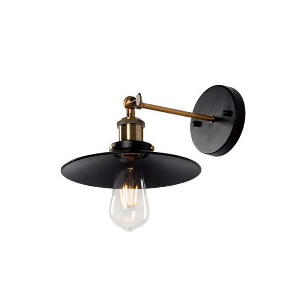 ELMARK 955DAMON1W DAMON АПЛИК 1XE27 ЧЕРЕН D230MM