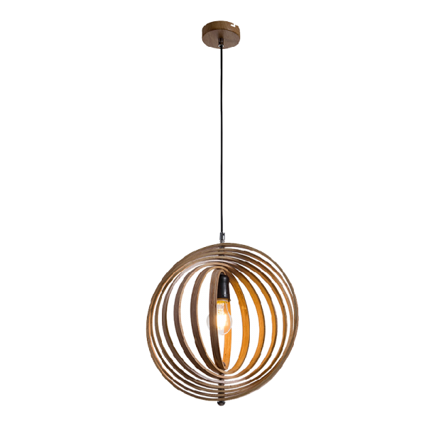 ELMARK 955WOODY/R WOODY-R ПЕНДЕЛ 1XE27 D380mm