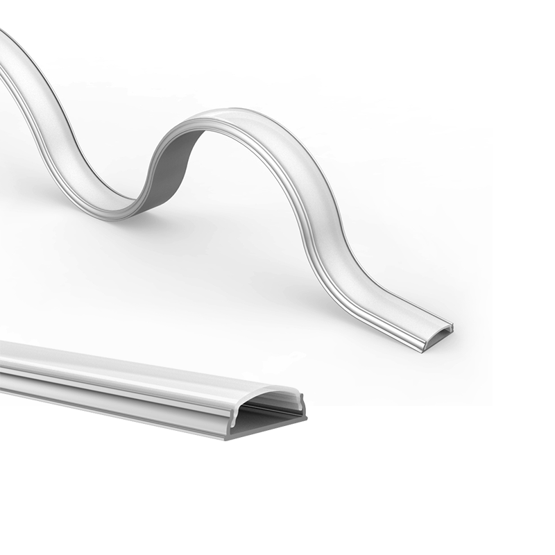 ACA LIGHTING PROFILES P114NU - WHIP ALUMINUM PROFILE P114N WITH OPAL PC DIFFUSER 2m/pc