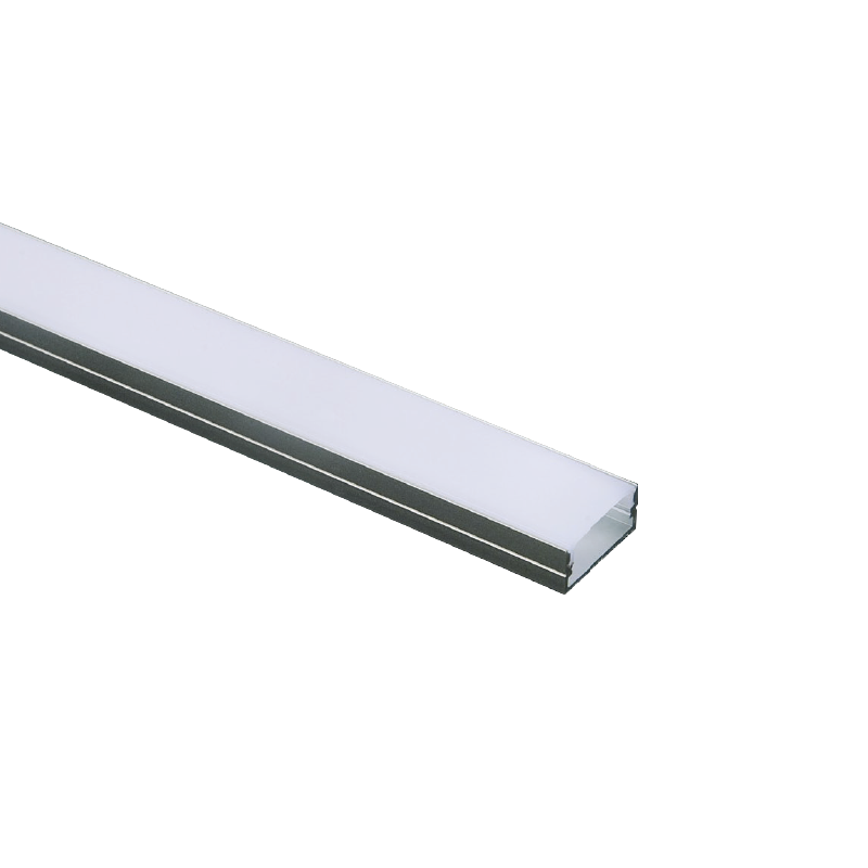 ACA LIGHTING PROFILES P117U - NORM ALUMINUM PROFILE WITH OPAL COVER 2m/pc