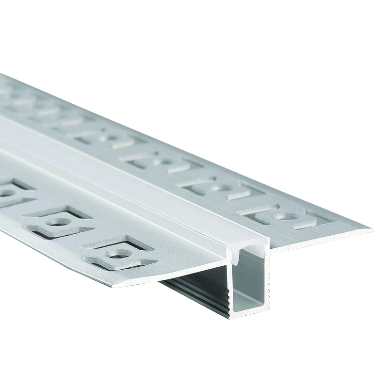 ACA LIGHTING PROFILES P129N - LATE ULTRA MINI TRIMLESS ALUMINUM PROFILE WITH OPAL PC DIFFUSER 2m/pc
