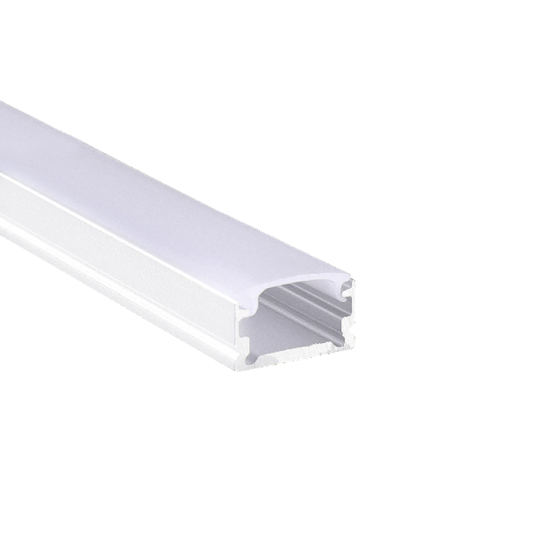 ACA LIGHTING PROFILES P151W - WHITE MICRO ALUMINUM PROFILE WITH OPAL PC DIFFUSER 2m/pc