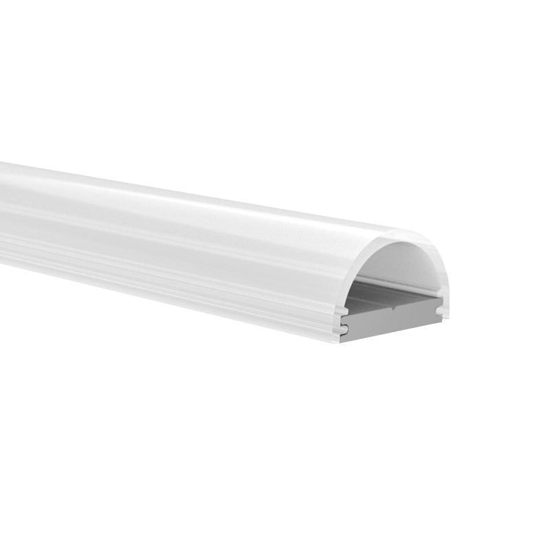 ACA LIGHTING PROFILES P172 - RAINA ALUMINUM PROFILE P172 WITH OPAL PC DIFFUSER 2m/pc