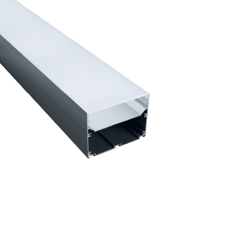 ACA LIGHTING PROFILES P224 - INIGO ALUMINUM PROFILE WITH OPAL COVER 3m/pc