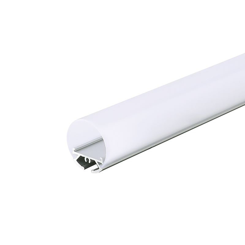 ACA LIGHTING PROFILES P230U - VELOR ULTRA MINI ALUMINUM PROFILE P230 WITH OPAL PC DIFFUSER Φ30 2m/pc