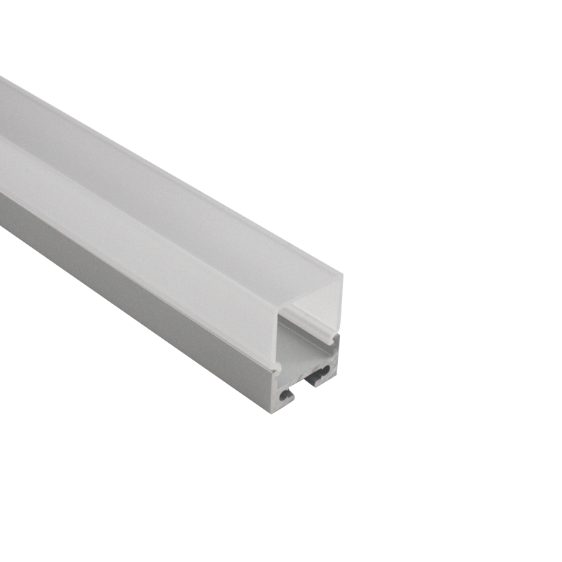 ACA LIGHTING PROFILES P28 - ALUMINUM PROFILE PEND WITH SEMI-CLEAR PMMA DIFFUSER 2m/pc
